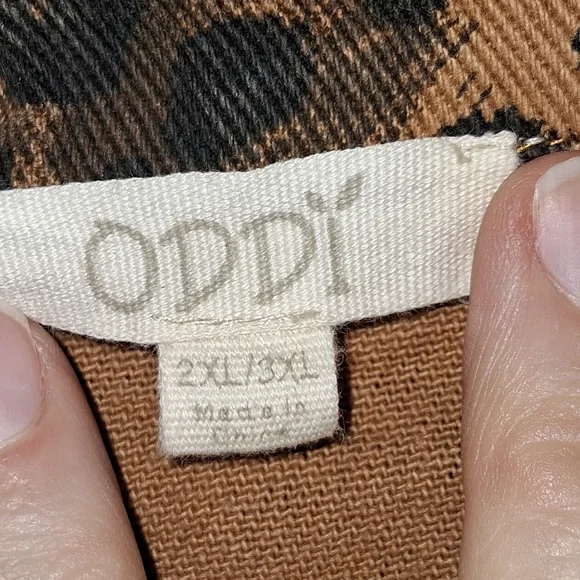 Leopard Print Denim Jacket with Gray Sleeves - Picture 2 of 10